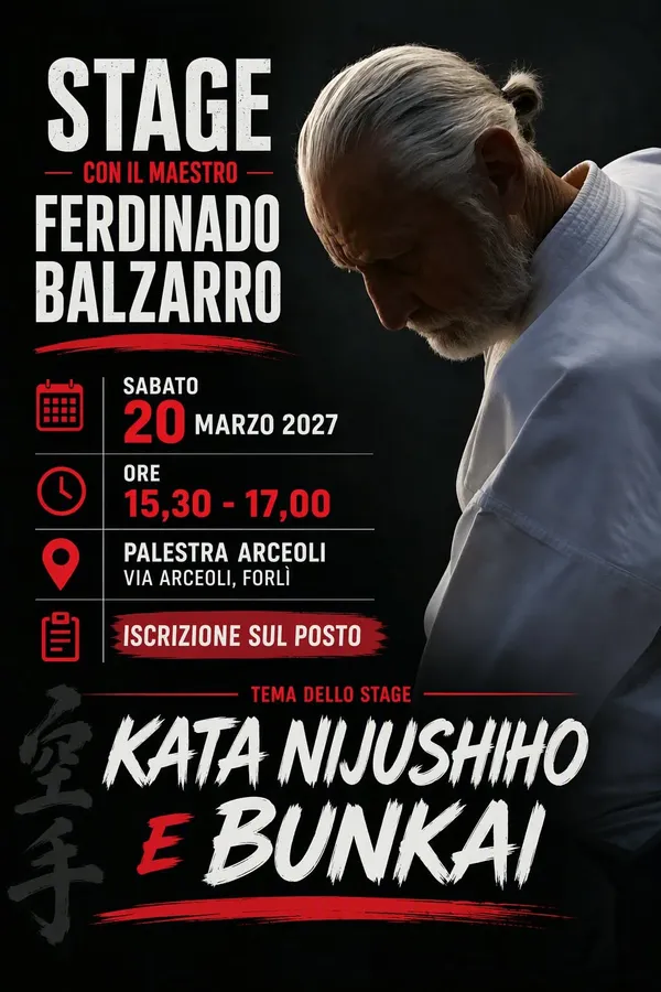 Stage con Maestro Ferdinando Balzarro - Kata Sochin